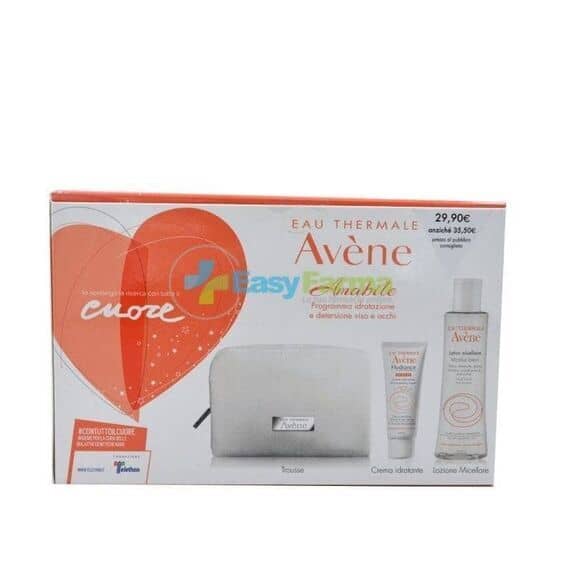 Avene Eau Thermale Hydrance Cofanetto Amabile Programma Idratazione e Detersione Viso e Occhi + la Trousse Avene | Acquista Online su Farmaclick