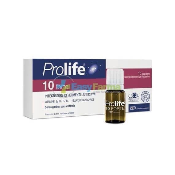 Prolife 10 Forte Flaconcini Integratore Fermenti Lattici Vivi 7 Flaconcini da 8 Ml | Acquista Online su Farmaclick