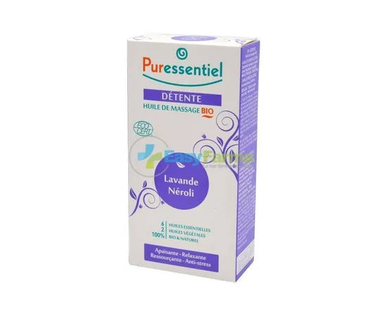 Puressentiel Bio Massageöl Entspannung Lavendel Neroli 100 ml