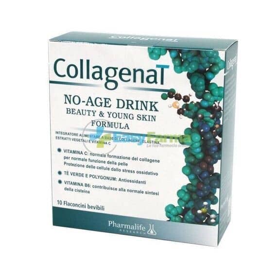 Pharmalife Collagenat No Age Drink Integratore per la Pelle10 Flaconcini | Acquista Online su Farmaclick