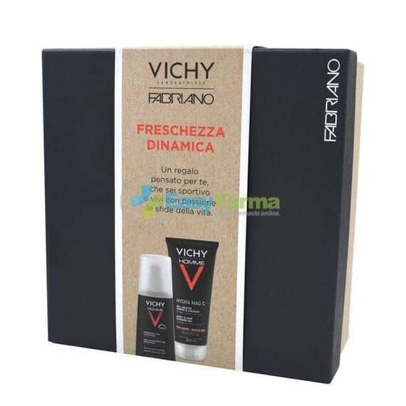 Vichy Cofanetto Freschezza Dinamica con Vichy Homme Deodorante 24h 100 Ml + Vichy Homme Hydra Mag C Gel Doccia 200 Ml | Acquista Online su Farmaclick