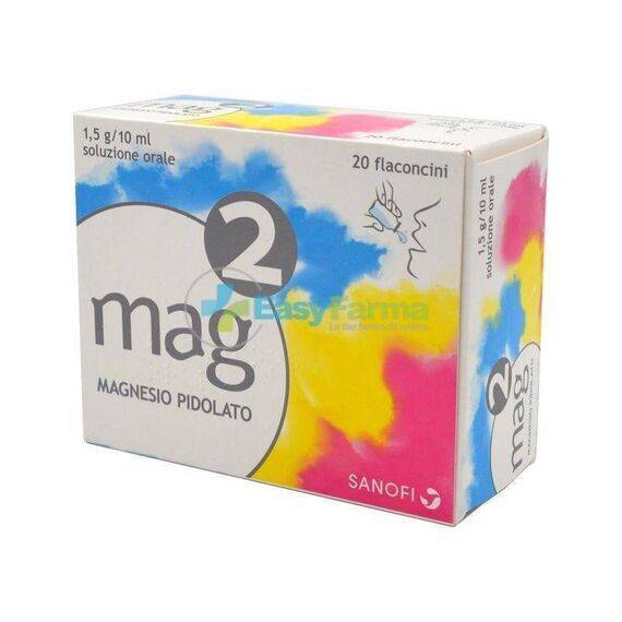 Mag 2 Flaconcini di Magnesio Pidolato Soluzione Orale | Acquista Online su Farmaclick