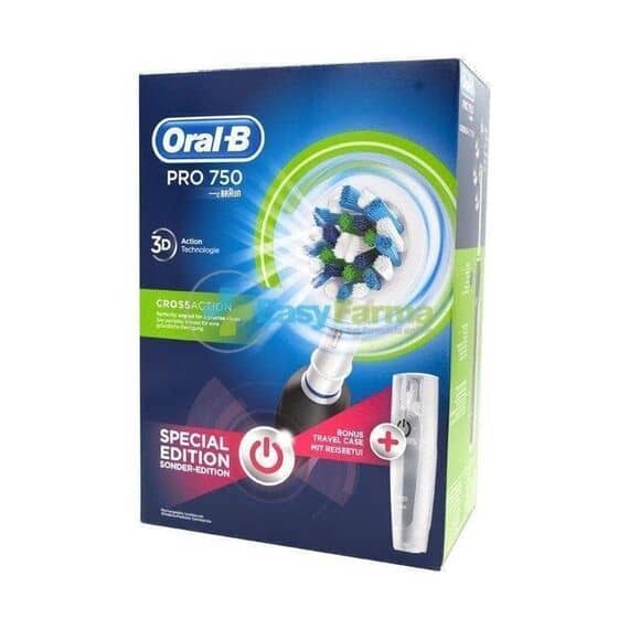 Oral B Pro 750 Spazzolino Elettrico 3d Crossaction Special Edition | Acquista Online su Farmaclick