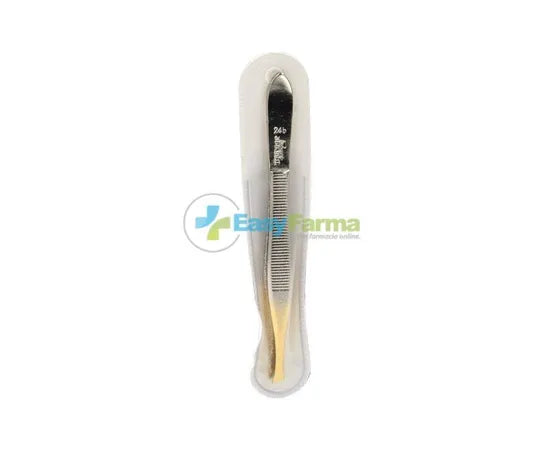 Morser Goldene Schräge Pinzette 9 cm 1 Stück