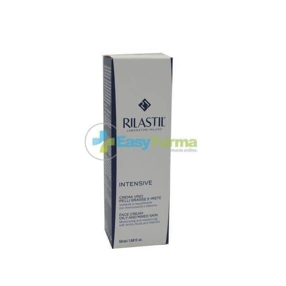 Rilastil Intensive Crema Viso per Pelli Grasse e Miste 50 Ml | Acquista Online su Farmaclick