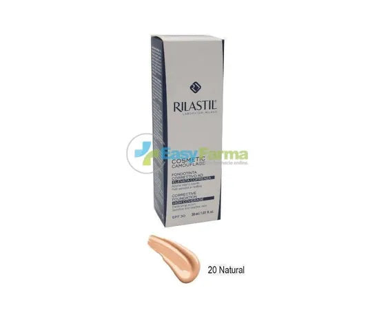 Rilastil Camouflage Fondotinta Correttivo Elavata Coprenza Spf30 Colore 20 Natural 30Ml