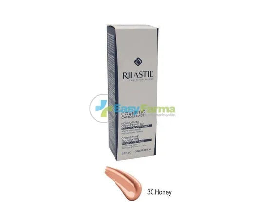 Rilastil Camouflage Fondotinta Correttivo Elevata Coprenza Spf30 Colore 30 Honey 30Ml