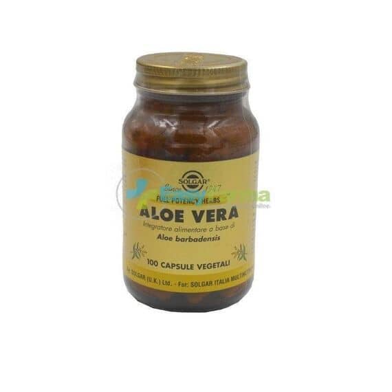 Solgar Aloe Vera Integratore Alimentare 100 Capsule | Acquista Online su Farmaclick