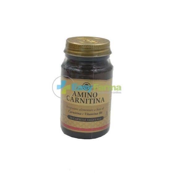Solgar Amino Carnitina Integratore di Carnitina e Vitamina B6 30 Capsule Vegetali | Acquista Online su Farmaclick