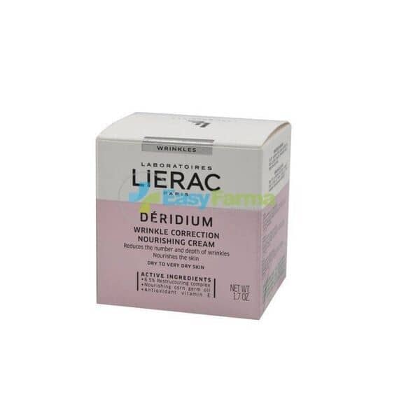 Lierac Deridium Crema Nutriente Correzione Rughe Pelle da Secca a Molto Secca 50 Ml | Acquista Online su Farmaclick
