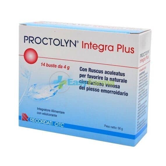 Proctolyn Integra Plus Integratore per Emorroidi 14 Bustine | Acquista Online su Farmaclick