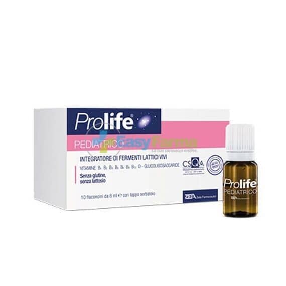 Prolife Pediatrico Integratore di Fermenti Lattici Vivi 10 Flaconcini | Acquista Online su Farmaclick