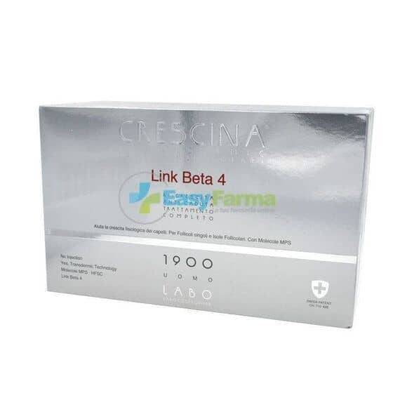 Labo Crescina Transdermic Isole Follicolari Link Beta 4 Ricrescita e Anti Caduta 1900 Uomo 20 + 20 Fiale | Acquista Online su Farmaclick