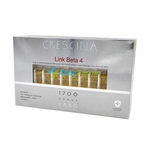 Crescina Link Beta 4 Isole Follicolari 1700 Donna 40 Fiale 3,5 Ml | Acquista Online su Farmaclick