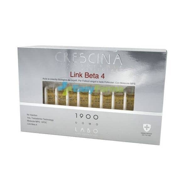Crescina Link Beta 4 Isole Follicolari 1900 Uomo 40 Fiale 3,5 Ml | Acquista Online su Farmaclick