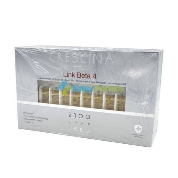 Crescina Link Beta 4 Isole Follicolari 2100 Uomo 40 Fiale 3,5 Ml | Acquista Online su Farmaclick