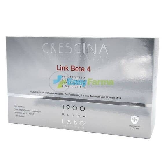 Crescina Link Beta 4 Isole Follicolari 1900 Donna Tc 20+20 Fiale 3,5 Ml | Acquista Online su Farmaclick