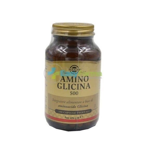 Solgar Amino Glicina 500 Integratore Alimentare 100 Capsule Vegetali | Acquista Online su Farmaclick