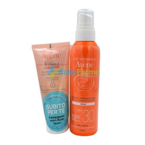 Avene Solare Kit Spray Spf 30 200 Ml + Trixera Nutrition Detergente 100 Ml | Acquista Online su Farmaclick
