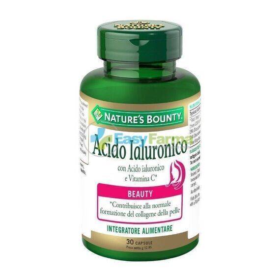 Nature's Bounty Acido Ialuronico Integratore per la Pelle e Articolazioni 30 Capsule | Acquista Online su Farmaclick