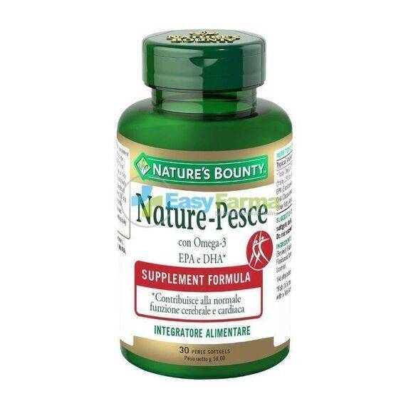 Nature's Bounty Pesce Slim Integratore per la Funzione Cerebrale e Cardiaca 60 Perle Softgels | Acquista Online su Farmaclick