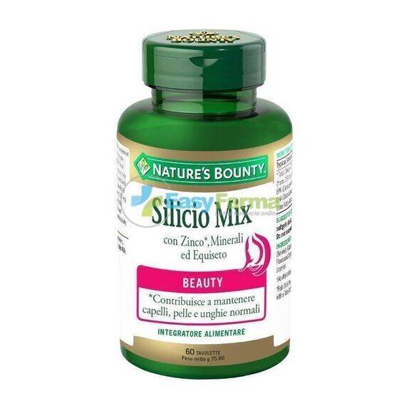 Nature's Bounty Silicio Mix Integratore Alimentare per Capelli Pelle e Unghie 60 Tavolette | Acquista Online su Farmaclick