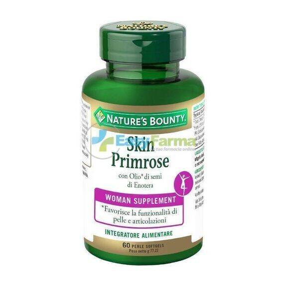Nature's Bounty Skin Primrose Integratore per Pelle e Articolazioni 60 Perle Softgels | Acquista Online su Farmaclick