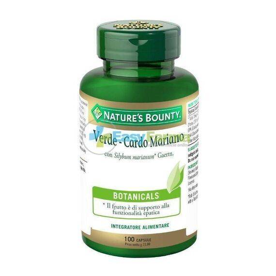 Nature's Bounty Verde Cardo Mariano Integratore per la Funzionalitã Epatica 60 Perle Softgels | Acquista Online su Farmaclick