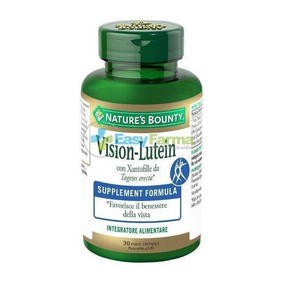 Nature's Bounty Vision Lutein Integratore per il Benessere della Vista 30 Perle Softgels | Acquista Online su Farmaclick