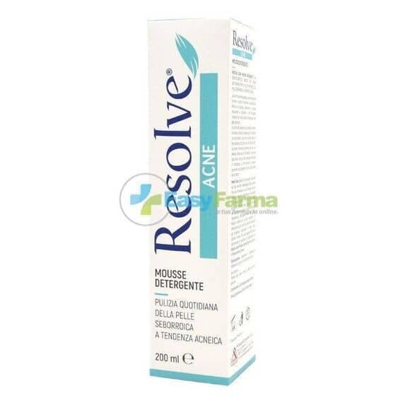 Resolve Acne Mousse Detergente per Pelle Seborroica 200 Ml | Acquista Online su Farmaclick