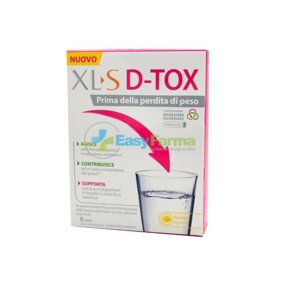Xls Medical D Tox Prima della Perdita di Peso 8 Sticks Aroma Agrumi | Acquista Online su Farmaclick