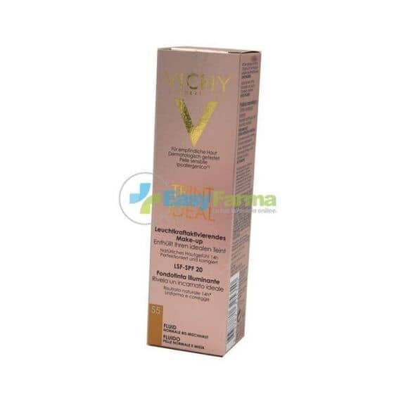 Vichy Teint Ideal Fondotinta Illuminante Fluido Spf 20 Pelle Normale e Mista 30 Ml 55 Bronze | Acquista Online su Farmaclick