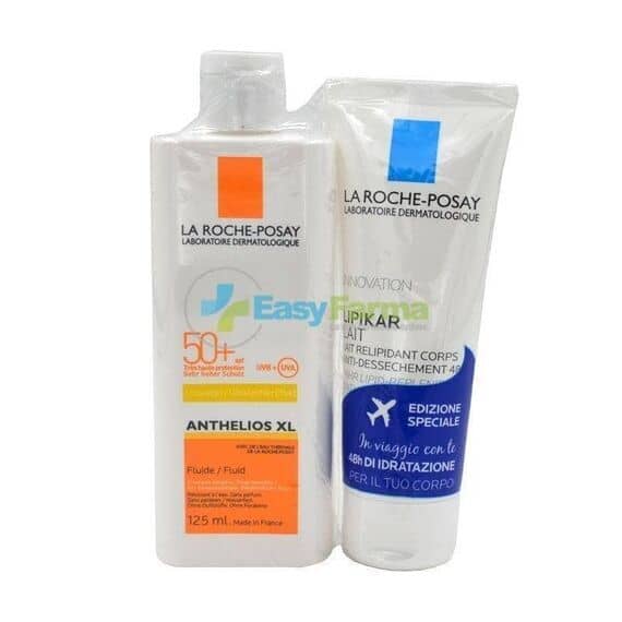 La Roche Posay Anthelios Xl Fluido Ultra Leggero Protezione Molto Alta Spf50+ 125ml con Lipikar Latte 75ml in Omaggio | Acquista Online su Farmaclick