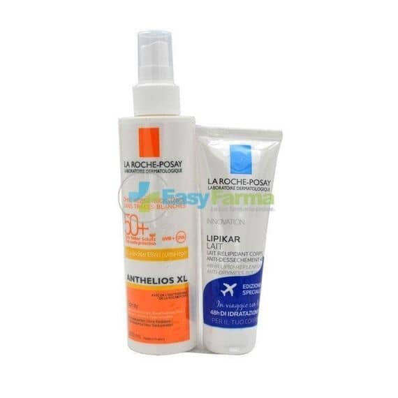 La Roche Posay Anthelios Xl Spray Corpo Spf50+ 200 Ml con Lipikar Latte 75ml in Omaggio | Acquista Online su Farmaclick