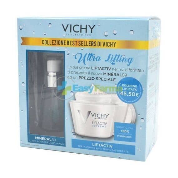 Vichy Collezione Best Sellers Cofanetto Ultra Lifting Liftactiv Anti Rughe Rassodante 75 Ml + Mineral 89 50 Ml | Acquista Online su Farmaclick
