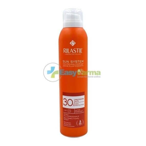 Rilastil Sun System Spray Multidirezionale Spf 30 Azione Elasticizzante 200 Ml | Acquista Online su Farmaclick