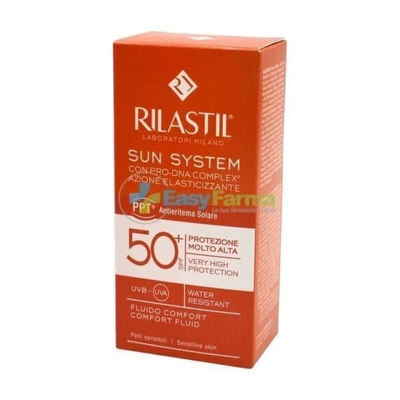 Rilastil Sun System Spf 50+ Fluido Comfort Protezione Molto Alta 50ml | Acquista Online su Farmaclick