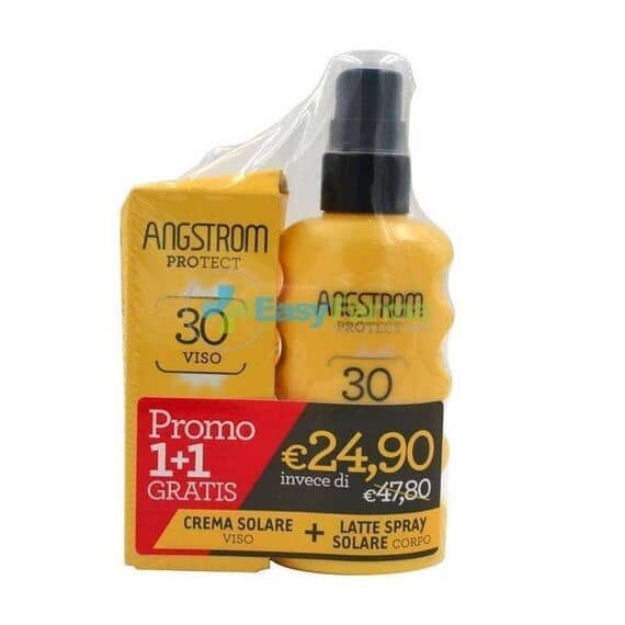 Angstrom Protect Hydraxol Spf 30+ Crema Solare Viso Ultra Idratante 50 Ml + Latte Solare Spray Corpo Ultra Protettivo 175 Ml | Acquista Online su Farmaclick