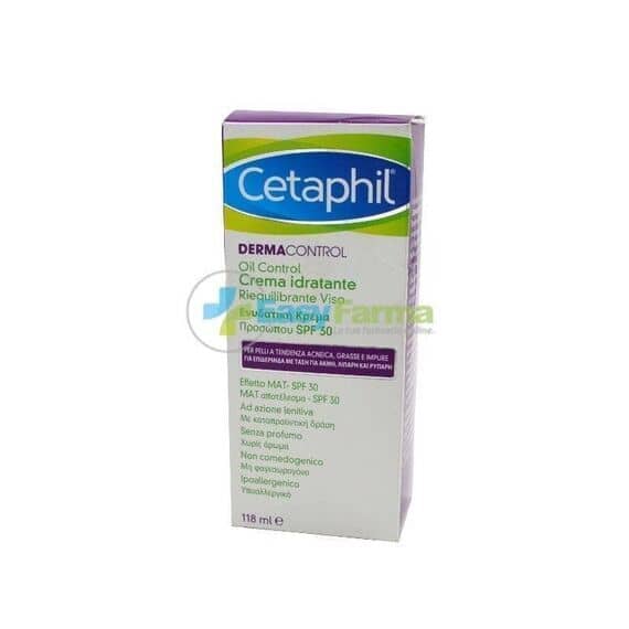 Cetaphil Dermacontrol Crema Idratante Viso Spf 30 118 Ml | Acquista Online su Farmaclick