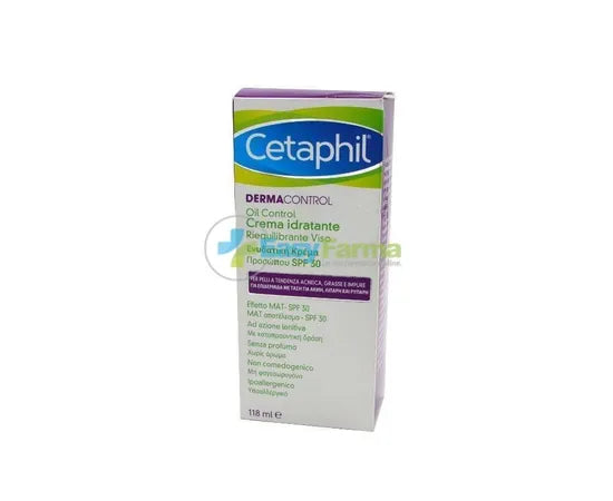 Cetaphil Dermacontrol Crema Idratante Viso Spf 30 118 Ml