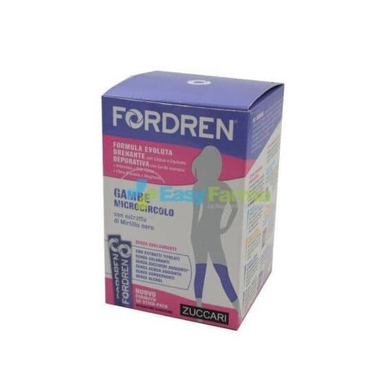 Zuccari Fordren Gambe e Microcircolo Formula Evoluta 20 Stick Pack | Acquista Online su Farmaclick