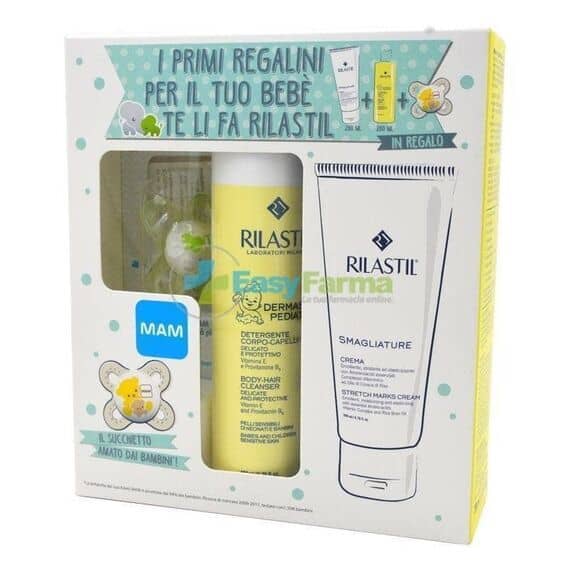 Rilastil Smagliature Crema 200 Ml + Rilastil Dermastil Pediatric Detergente Corpo-capelli 200 Ml + Mam Succhietto Start Nanã² | Acquista Online su Farmaclick