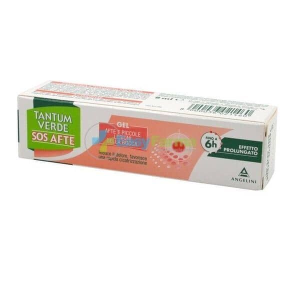 Tantum Verde Sos Gel Afte e Piccole Lesioni della Bocca 8ml | Acquista Online su Farmaclick