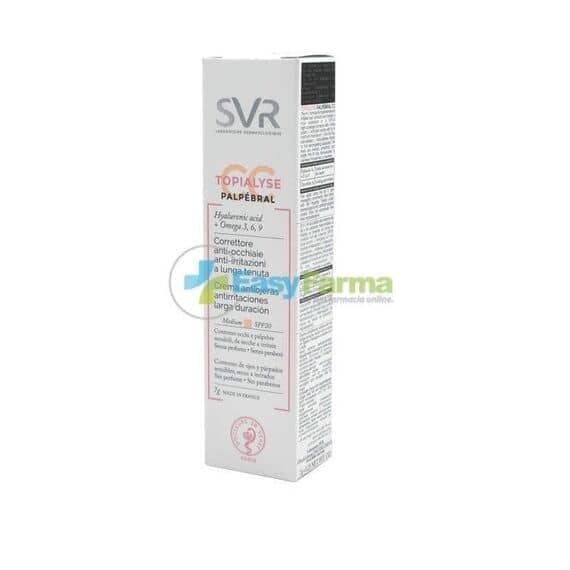 Svr Topialyse Palpebral Cc Spf 20 Correttore Anti Occhiaie Anti Irritazioni a Lunga Tenuta Colore Light 7 G | Acquista Online su Farmaclick