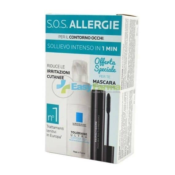 La Roche Posay Sos Allergie per il Contorno Occhi Toleriane Ultra Contorno Occhi 20 Ml + Mascara Respectissime 2 Ml in Omaggio | Acquista Online su Farmaclick