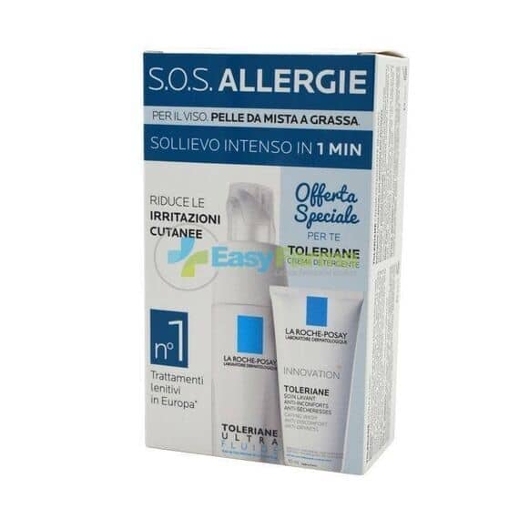 La Roche Posay Sos Allergie Pelle da Mista a Grassa Toleriane Ultra Fluido 40 Ml + Toleriane Crema Detergente 50 Ml in Omaggio | Acquista Online su Farmaclick