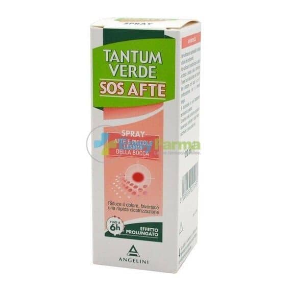 Tantum Verde Sos Afte Spray per Afte e Piccole Lesioni della Bocca 20 Ml | Acquista Online su Farmaclick