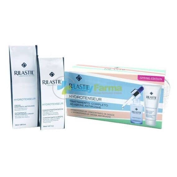 Rilastil Hydrotenseur Trattamento Completo Antirughe Concentrato in Gocce 30 Ml + Crema Antirughe 50 Ml | Acquista Online su Farmaclick