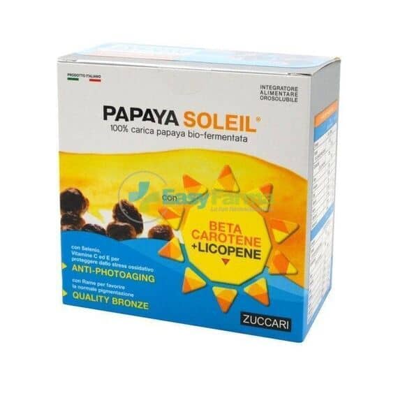 Zuccari Papaya Soleil Integratore Alimentare con Beta Carotene e Licopene 30 Bustine | Acquista Online su Farmaclick
