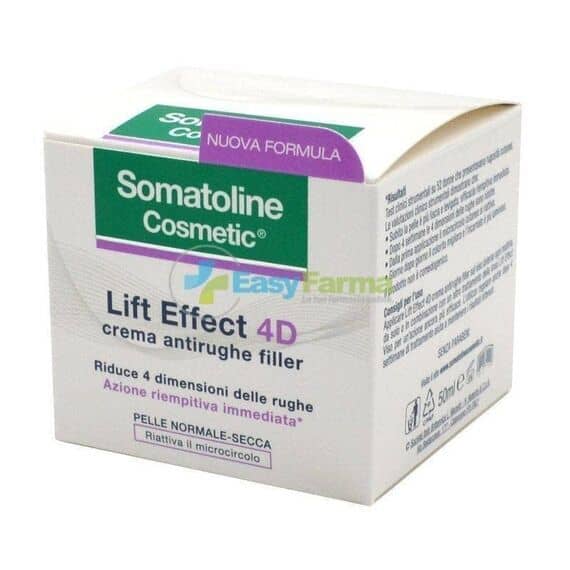 Somatoline Cosmetic Lift Effect 4d Crema Anti Rughe Filler Pelle Normale e Secca 50 Ml | Acquista Online su Farmaclick